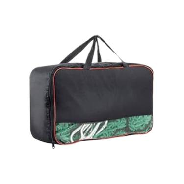 Imagem de Rede de playground | Teia de brincar de quintal de camada dupla | Rede dobrável para escalada para crianças, 9,5 x 25 m, para casa na árvore, jardim, varanda, quintal, escola, parque de campismo