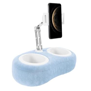 Imagem de Suporte de travesseiro para tablet – suporte giratório para celular | Suporte telescópico para penteadeira, cama, sofá, mesa de celular