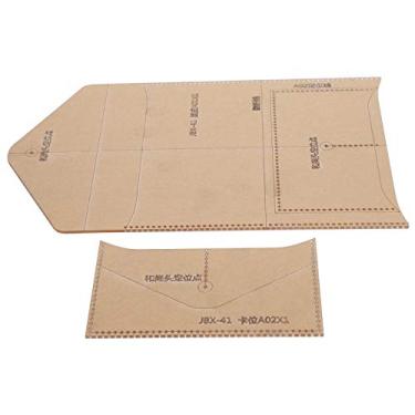 Imagem de Acouto Listagem Padrão de Saco de Envelope de Modelo Transparente - Bolsas Versáteis para Artesanato Em Estêncil, Bolsas para Passaporte e Sacolas para Presentes - Design Com Película Protetora, Fácil Uso e Armazenamento