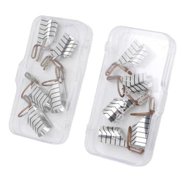 Imagem de KUIDAMOS Formas de Extensão de Unhas Design de Cristal Durável para Uso a Longo Prazo Em Salão de Beleza Doméstico 10 Peças de Metal Protetor de Gel de Unhas para Entusiastas de