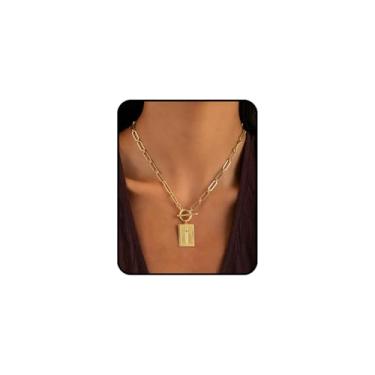 Imagem de Colar de cruz de ouro para mulheres, não mancha, delicados, colares com pingente infinito, moda infinita, elegante, corrente cruzada, joias religiosas, presentes cristãos para cristãos, Large, Metal