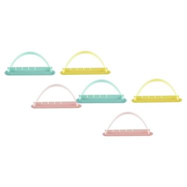 Imagem de DimyFew Conjunto de 6 réguas curvas para decoração de, ferramentas práticas para confeiteiros, presentes fáceis de usar, acessórios multifuncionais para