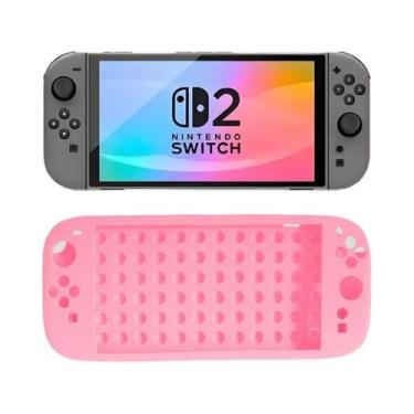 Imagem de Capa De Silicone Colorida Para Console De Jogo Nintendo Switch 2 NS2 C
