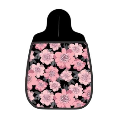 Imagem de Lixeira De Carro Organizador Lixinhocar Flor Rosa Estilo Abstrato