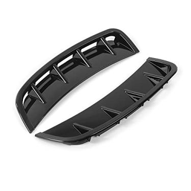 Imagem de Zhjvihx Guarnição Lateral do Para-choque Dianteiro, Difusor de Para-choque Dianteiro Robusto e Resistente A Impactos para Substituição de Carro para Classe A Hatchback Sedan W177 AMG Line