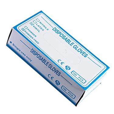 Imagem de aqxreight 100pcs Luvas Descartáveis ​​de Pvc Luvas Seguras para Alimentos de Plástico para Cozinha de Catering Cozimento Tamanho Grande Jogado Depois Pode Limpar Sanitário para 100pcs Alimentos e