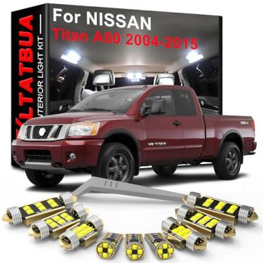 Imagem de WLTATBUA Kit de luz interior LED pacote de substituição para NISSAN Titan A60 2004 2005 2006 2007 2008 2009 2010 2011 2012 2013 2014 2015
