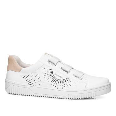 Imagem de Tênis Pegada Feminino em Couro Branco 211802-01-Feminino