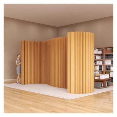 Imagem de Room divider Tela de papel extensível dobrável, divisórias independentes, painel de parede decorativo de canto doméstico(5x1.7m/16.4x5.57FT)