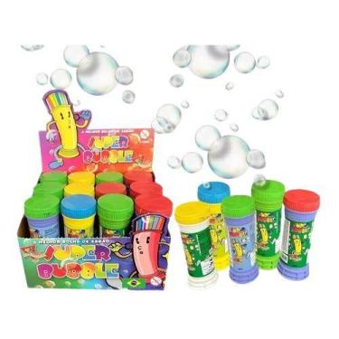 Imagem de Kit 12 Bolha Sabão Lembrancinha Aniversário Bolinha Sabão - Matoys