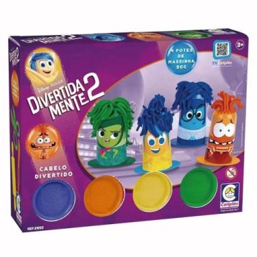 Imagem de Kit Massinha de Modelar Divertidamente 2 - Cabelo Divertido - Cotiplás
