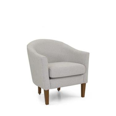 Imagem de Poltrona de Aproximação Herval Vegas, Linho Gelo