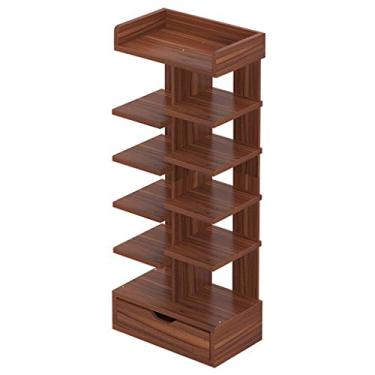 Imagem de Lss9azznmm Sapateira para sapatos para casa com economia de espaço, várias camadas, sapateira, armazenamento vertical, armazenamento multifuncional, 3 cores, 3 tamanhos, prateleira de sapatos (cor