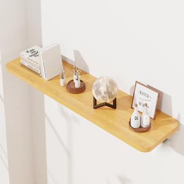 Imagem de Bancada de trabalho dobrável montada na parede, mesa de jantar dobrável, com suportes de aço ajustáveis, adequada para espaços pequenos, adequada para escritório, cozinha, sala de estar, quarto, bar