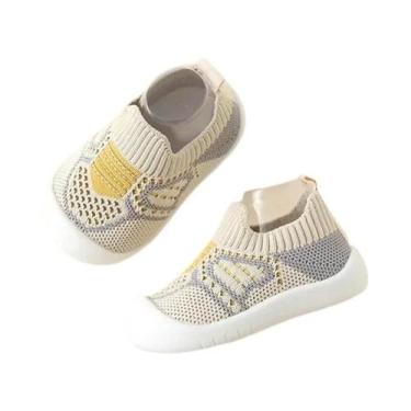 Imagem de Sapatos Antiderrapantes E Respiráveis Para Bebês, Meias De Berço Com S