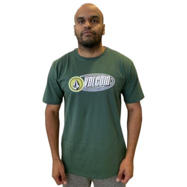 Imagem de Camiseta Volcom Original Masculina Silk Frontal Eclipsed-Masculino