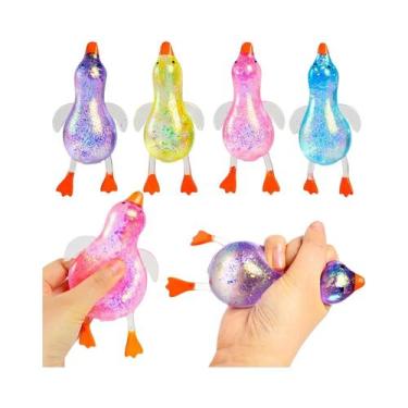 Imagem de Brinquedo Antiestresse Infantil Aurora Maltose Duck Pinch, Bola De Ape