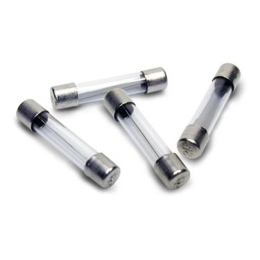 Imagem de 5 Unidades = Fusivel Vidro Pequeno Corrente 10A Dimensão 5 X 20Mm Tensão 110V 127V 220V 250V Bivolt Para Disjuntor Est