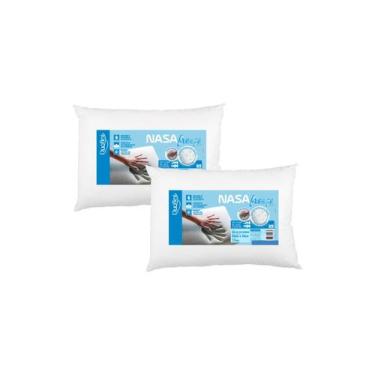 Imagem de Kit 2 Travesseiros Nasa Freeze 50x70cm Antiácaros - Duoflex