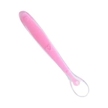 Imagem de Colher De Silicone Para Bebês Com Sensor De Temperatura, Utensílios De