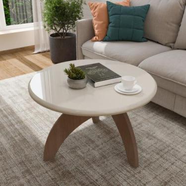 Imagem de Mesa de Centro Jade Cinamomo/Off White - Artely - Artely Móveis, Verme