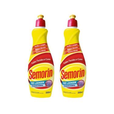 Imagem de Kit com 2 und semorin pré lavagem tradicional 500ml