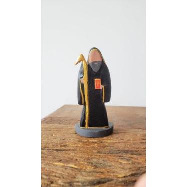 Imagem de Lindos Santos em Madeira 10 cm - Divinas Artes, São Francisco