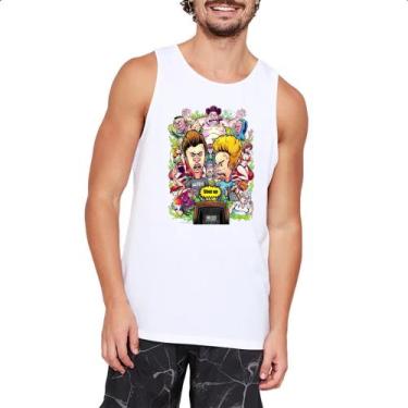 Imagem de Camiseta Regata Nostalgia Beavis and Butthead Halloween - Alearts, M