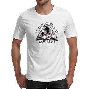 Imagem de Camiseta Unissex Jiu-Jitsu Corpo Mente Espirito - Alearts, EG