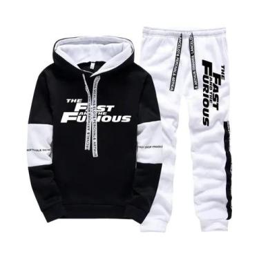 Imagem de Conjunto De Roupas Casuais Masculinas, Hoodies, Moletons E Calças, Con