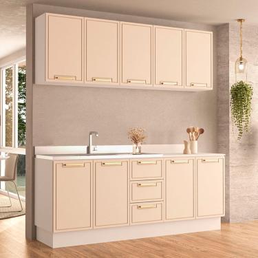 Imagem de Cozinha Modulada 4 Pecas sem Pia e Rodape Amara Politorno
