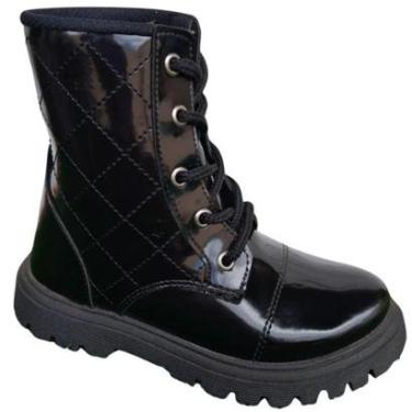 Imagem de Bota Coturno Infantil Feminina Juvenil Menina Inverno Militar Presente Moda Blogueirinha Lançamento-Feminino