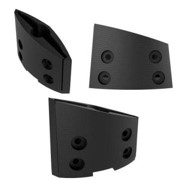 Imagem de Kit Par Completo Dobradiça Reposição Fone Logitech G430 G - Deliparts,