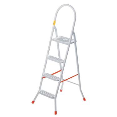Imagem de Escada Doméstica Maxiutil 4 Degraus para Uso Residencial com Estrutura em Aço Carbono B...