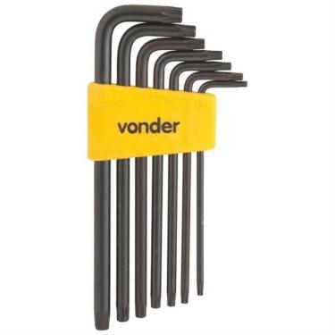 Imagem de Chave Torx T10 à T40 Vtx-5 (7 Peças) - 35.73.010.040 - Vonder Chave Torx T10 A T40 Vtx-...
