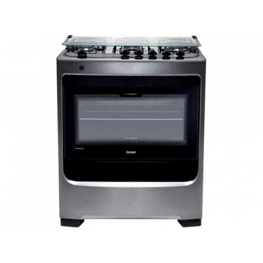 Imagem de Fogão de Piso com 5 Bocas e Acendimento Automático Consul, Prata, Bivo