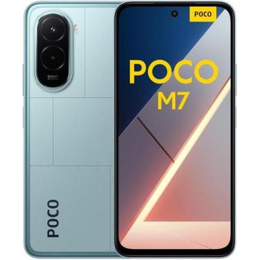 Imagem de Smartphone PocoM7 Global 8/256GB, Câmera 50MP 64MP, Tela 90Hz, Azul, 2