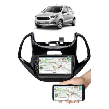 Imagem de Kit Multimídia Ka 2014 / 2018 Mold Black 7 Pol Carplay AndroidAuto USB