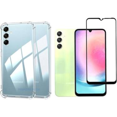 Imagem de Capa Anti Choque para Samsung Galaxy A24 + Pelicula Vidro 3D - LXL