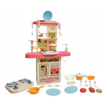 Imagem de Cozinha Infantil Completa Doce Casinha c/ Luz E Som - HK Brinquedos