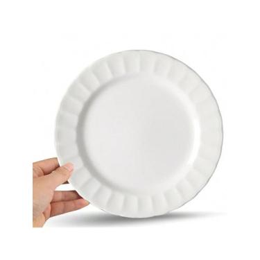 Imagem de Conjunto 12 Pratos Grandes Rasos 27cm Prático Mesa Posta - DOLCE HOME