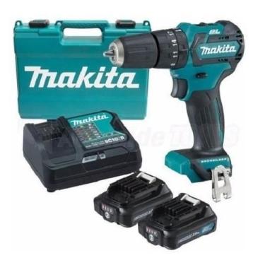 Imagem de Furadeira Parafusadeira 2 Baterias 12v CXT Makita HP332DSAE