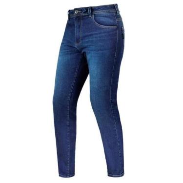 Imagem de Calca jeans com forro asw corse 3.0 slim feminina, Azul estonado, 44
