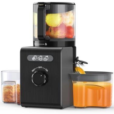 Imagem de Espremedor a frio SMALLHOO com boca de 6,5" larga, preto