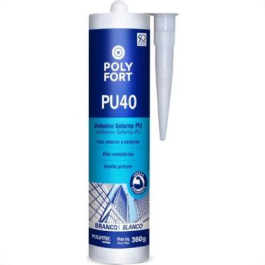 Imagem de Cola Selante Pu40 Polyfort Branca 360G Pulvitec Pu678