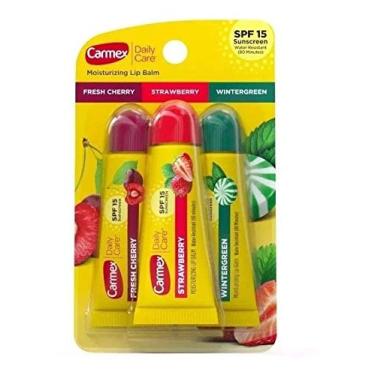 Imagem de Carmex Lip Balm Daily Care Kit Com 3 Bisnagas 3 Sabores