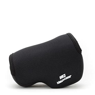 Imagem de MegaGear – Bolsa para câmera de neoprene “ultraleve” para Sony NEX-5TL, Sony NEX-5R, Sony NEX-3N com lente Sony SELP1650 16-50 mm, Preto