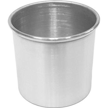 Imagem de Forma Redonda De Bolo Fundo Fixo 35 X 10 Cm Em Alumínio