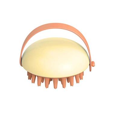 Imagem de 1 escova massageadora couro cabeludo para cabelo, escova couro cabeludo seca e molhada com cerdas silicone macias, escova cabelo destacável para limpeza couro cabeludo para casa