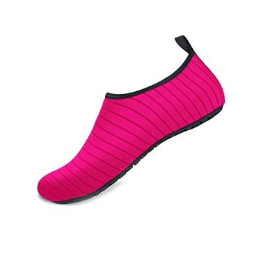 Imagem de Legou Sapatos de natação de sola fina de verão com pés descalços, sapatos de rastreamento de rio Rosa vermelha 44